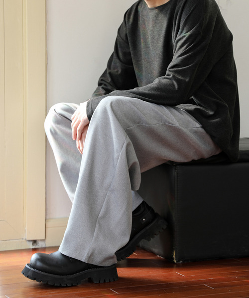 neos(ネオス)の「【neos】ルーズシルエット バルーン カーブ スラックス パンツ(スラックス・メンズ・モカ/グレー/ブラック/グレイッシュベージュ・MEDIUM/LARGE)」の14枚目の写真