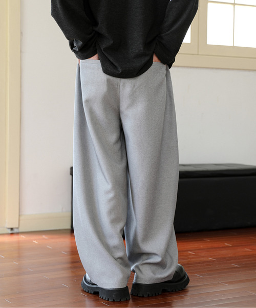 neos(ネオス)の「【neos】ルーズシルエット バルーン カーブ スラックス パンツ(スラックス・メンズ・モカ/グレー/ブラック/グレイッシュベージュ・MEDIUM/LARGE)」の15枚目の写真