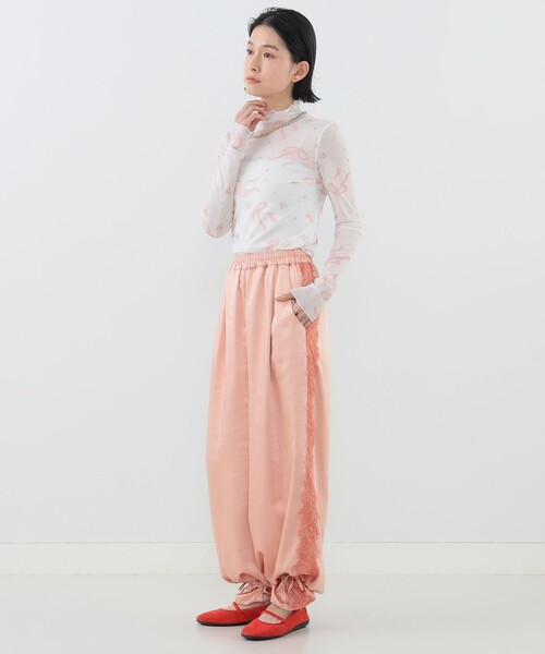 CAROLINA GLASER（カロリナ グレイサー）の「リボンプリント ロングスリーブ カットソー（Tシャツ/カットソー・レディース・その他1/その他2/その他3/その他・ONE SIZE）」の20枚目の写真