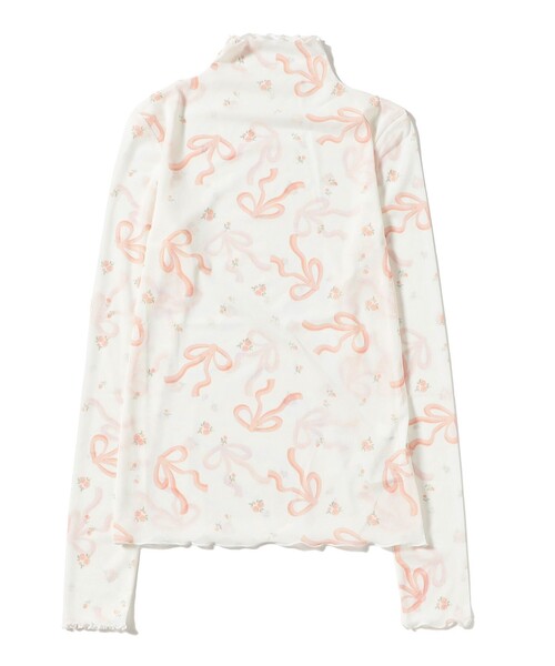 CAROLINA GLASER(カロリナ グレイサー)の「リボンプリント ロングスリーブ カットソー(Tシャツ/カットソー・レディース・その他1/その他2/その他3/その他・ONE SIZE)」の13枚目の写真