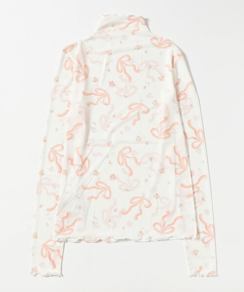 CAROLINA GLASER(カロリナ グレイサー)の「リボンプリント ロングスリーブ カットソー(Tシャツ/カットソー・レディース・その他1/その他2/その他3/その他・ONE SIZE)」の16枚目の写真