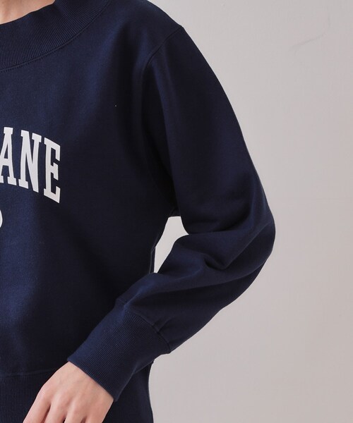 OPAQUE.CLIP（オペークドットクリップ）の「カレッジロゴスウェット【洗濯機洗い可】（スウェット・レディース・グレー/ネイビー/ホワイト・00）」の11枚目の写真