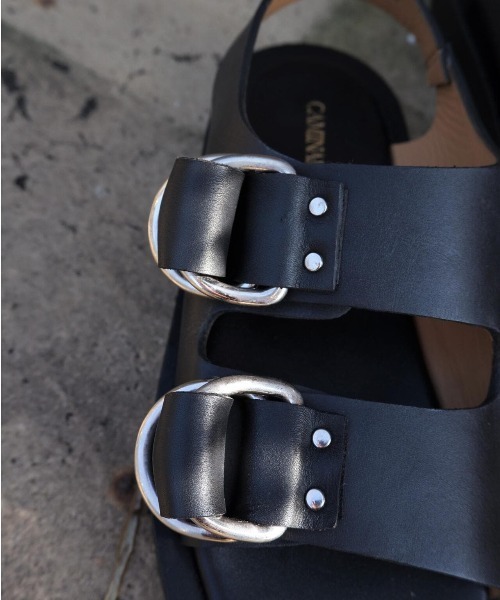 セール】CAMINANDO/カミナンド DOUBLE RING PLATFORM SANDALS 2326W