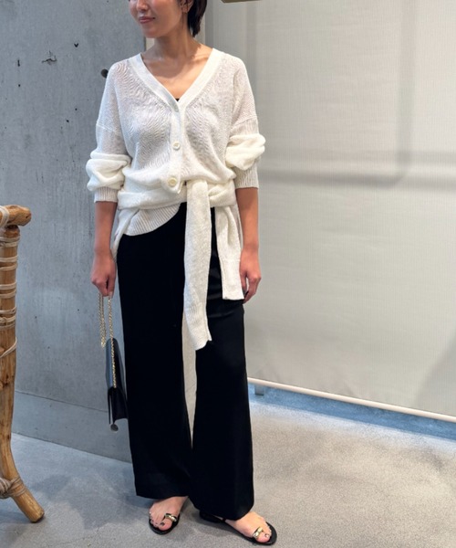 Chaos｜ストラドリネンカーディガン | Rakuten Fashion(楽天