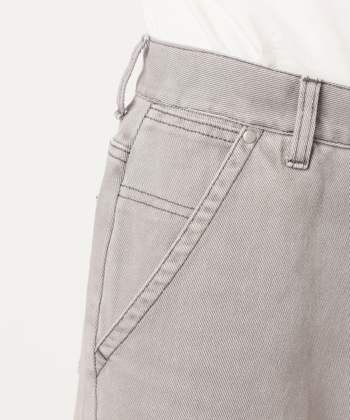 U by SPICK&SPAN(ユーバイスピックアンドスパン)の「ダブルニールーズデニム(デニムパンツ・レディース・ライトグレー/ネイビー・34/36/38)」の11枚目の写真