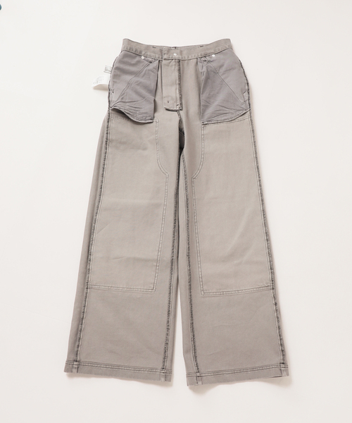 U by SPICK&SPAN(ユーバイスピックアンドスパン)の「ダブルニールーズデニム(デニムパンツ・レディース・ライトグレー/ネイビー・34/36/38)」の15枚目の写真