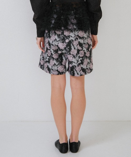 HONEY MI HONEY(ハニーミーハニー)の「flower jacquard wide pants(カーゴパンツ・レディース・オフホワイト/グレー/ブラック・FREE)」の19枚目の写真