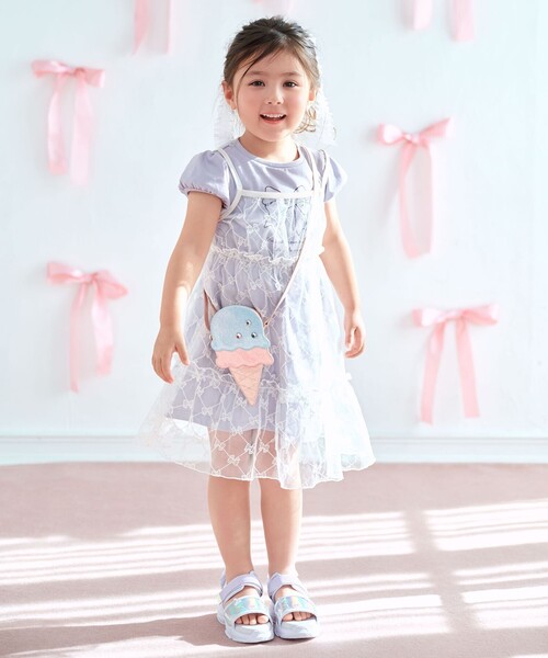 ANY（エニィ）の「オーロラ ポシェット（ショルダーバッグ・キッズ・サックスブルー系/ライラック系・F）」の7枚目の写真