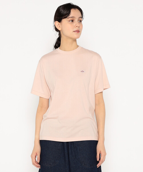 DANTON(ダントン)の「WOMEN'S SHORT SLEEVE INNER T-SHIRT PLAIN(Tシャツ/カットソー・レディース・ホワイト/ブラック/サックスブルー/ピンク/ブラウン系その他/グリーン系その他・S/M/XS)」の6枚目の写真