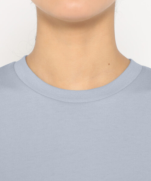 DANTON(ダントン)の「WOMEN'S SHORT SLEEVE INNER T-SHIRT PLAIN(Tシャツ/カットソー・レディース・ホワイト/ブラック/サックスブルー/ピンク/ブラウン系その他/グリーン系その他・S/M/XS)」の11枚目の写真