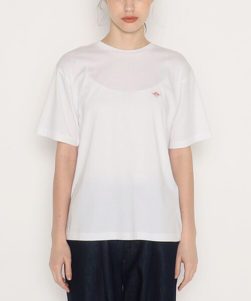 DANTON(ダントン)の「WOMEN'S SHORT SLEEVE INNER T-SHIRT PLAIN(Tシャツ/カットソー・レディース・ホワイト/ブラック/サックスブルー/ピンク/ブラウン系その他/グリーン系その他・S/M/XS)」の7枚目の写真