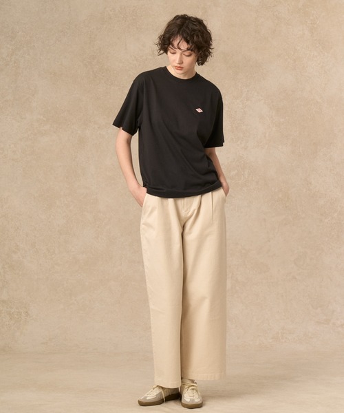 DANTON(ダントン)の「WOMEN'S SHORT SLEEVE INNER T-SHIRT PLAIN(Tシャツ/カットソー・レディース・ホワイト/ブラック/サックスブルー/ピンク/ブラウン系その他/グリーン系その他・S/M/XS)」の17枚目の写真
