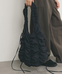 チェックリボンギャザーBAG