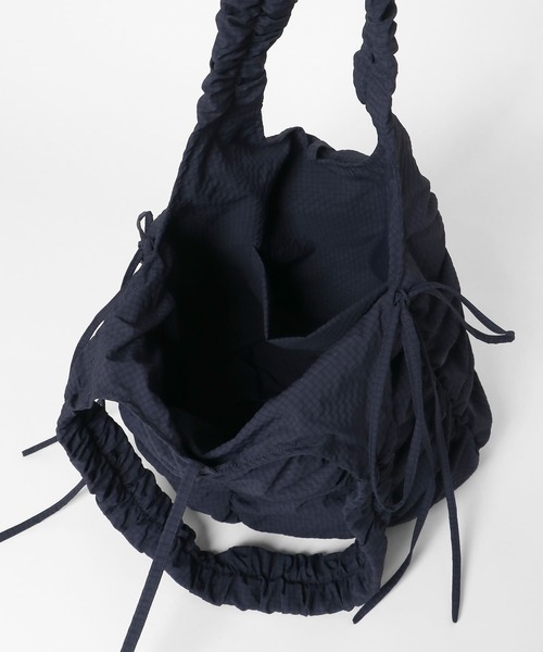 KBF（ケイビーエフ）の「チェックリボンギャザーBAG（ショルダーバッグ・レディース・アイボリー/レッド/ネイビー・ONE）」の10枚目の写真