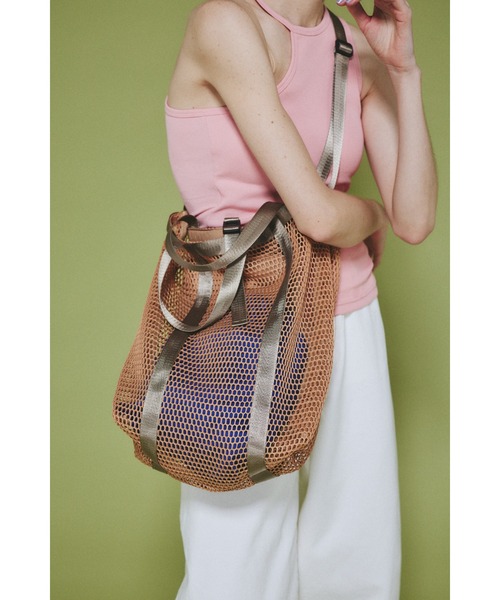 HeRIN.CYE(ヘリンドットサイ)の「Mesh bag メッシュバッグ(ショルダーバッグ・レディース・ブラック/オフホワイト/ベージュ・FREE)」の19枚目の写真