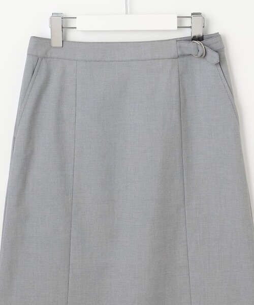 J.PRESS(ジェイプレス)の「【セットアップ対応・人気素材】コットンFITTY スカート(スカート・レディース・ネイビー系/ベージュ系/ライトグレー系・T13/T17/T15)」の6枚目の写真