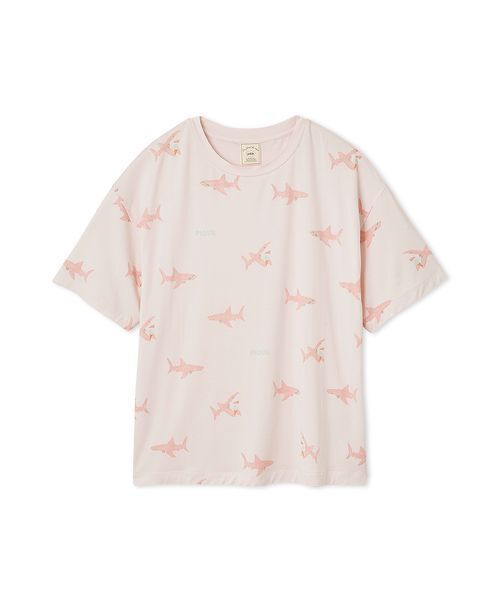 セール】【接触冷感】SHARK柄Tシャツ（ルームウェア/パジャマ