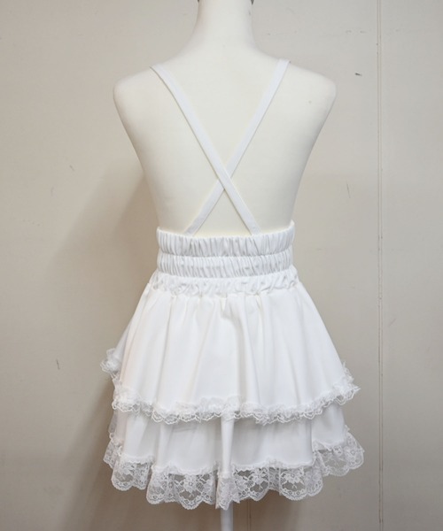 MA*RS(アメーバーマーズ)の「クロスチャーム付きスピンドルスカパン(スカート・レディース・ブラック/ホワイト・FREE)」の21枚目の写真