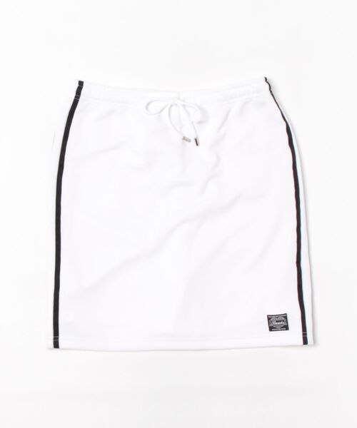BASICKS（ベイシックス）の「BASICKS Sporty Cut-out Trouser S25-0606W（その他パンツ・レディース・ホワイト/ネイビー・SMALL）」の4枚目の写真