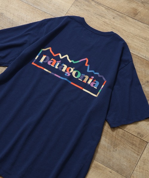 patagonia（パタゴニア）の「【Patagonia/パタゴニア】M’S UNITY FITZ RESPONSIBILI TEE / メンズ ユニティ フィッツ レスポンシビリティー Tシャツ（Tシャツ/カットソー・メンズ・ネイビー/ホワイト/スミクロ/ダークブルー/レンガ/カーキ・M/S/L/XL/XS）」の5枚目の写真