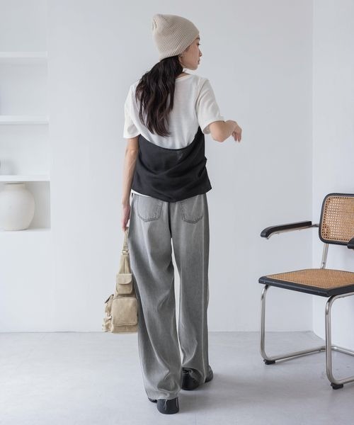 JEANASIS(ジーナシス)の「リラックスルーズカラーデニム/491817(デニムパンツ・レディース・ピンク/ブルー/グレー・SMALL/MEDIUM)」の20枚目の写真