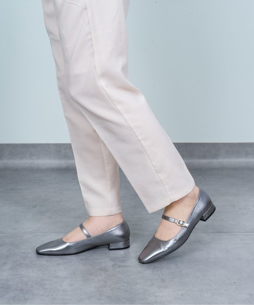 FABIO RUSCONI(ファビオルスコーニ)の「【FABIO RUSCONI/ファビオルスコーニ】カンフーシューズ ワンストラップ バレエ パンプス シューズ 本革(パンプス・レディース・ブラック/ブラック系その他/シルバー・36/37/38/39/35)」の18枚目の写真