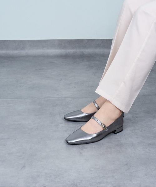 FABIO RUSCONI(ファビオルスコーニ)の「【FABIO RUSCONI/ファビオルスコーニ】カンフーシューズ ワンストラップ バレエ パンプス シューズ 本革(パンプス・レディース・ブラック/ブラック系その他/シルバー・36/37/38/39/35)」の6枚目の写真