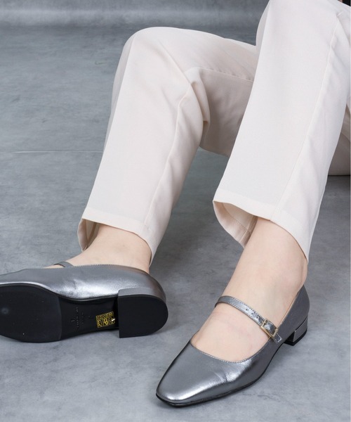 FABIO RUSCONI(ファビオルスコーニ)の「【FABIO RUSCONI/ファビオルスコーニ】カンフーシューズ ワンストラップ バレエ パンプス シューズ 本革(パンプス・レディース・ブラック/ブラック系その他/シルバー・36/37/38/39/35)」の20枚目の写真