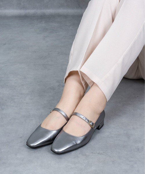 FABIO RUSCONI(ファビオルスコーニ)の「【FABIO RUSCONI/ファビオルスコーニ】カンフーシューズ ワンストラップ バレエ パンプス シューズ 本革(パンプス・レディース・ブラック/ブラック系その他/シルバー・36/37/38/39/35)」の9枚目の写真