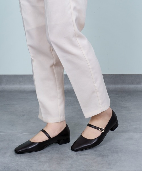 FABIO RUSCONI(ファビオルスコーニ)の「【FABIO RUSCONI/ファビオルスコーニ】カンフーシューズ ワンストラップ バレエ パンプス シューズ 本革(パンプス・レディース・ブラック/ブラック系その他/シルバー・36/37/38/39/35)」の15枚目の写真