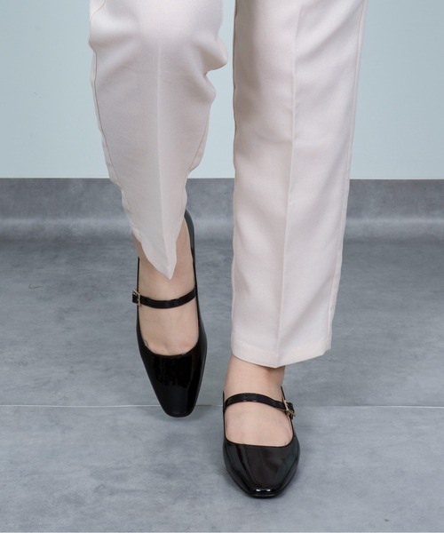 FABIO RUSCONI(ファビオルスコーニ)の「【FABIO RUSCONI/ファビオルスコーニ】カンフーシューズ ワンストラップ バレエ パンプス シューズ 本革(パンプス・レディース・ブラック/ブラック系その他/シルバー・36/37/38/39/35)」の11枚目の写真