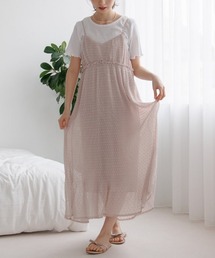 flower | ウェービープリーツワンピース(ワンピース)