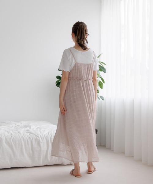 flower（フラワー）の「ウェービープリーツワンピース（ワンピース・レディース・ミント/アイボリー・FREE）」の22枚目の写真