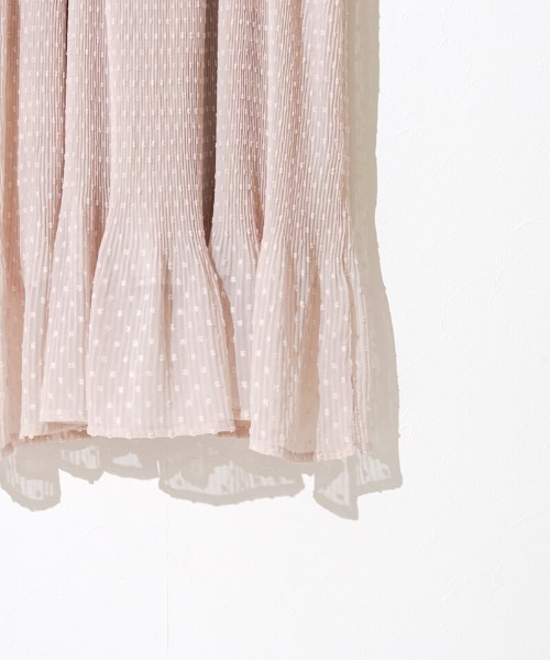 flower（フラワー）の「ウェービープリーツワンピース（ワンピース・レディース・ミント/アイボリー・FREE）」の3枚目の写真