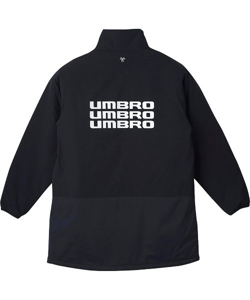 UMBRO(アンブロ)の「UMBRO THE THIRD PADDED HALF COAT(アンブロ THE THIRD 中わたハーフコート)(ダウンジャケット/コート・メンズ・ネイビー/ブラック・MEDIUM/X-LARGE/LARGE)」の3枚目の写真