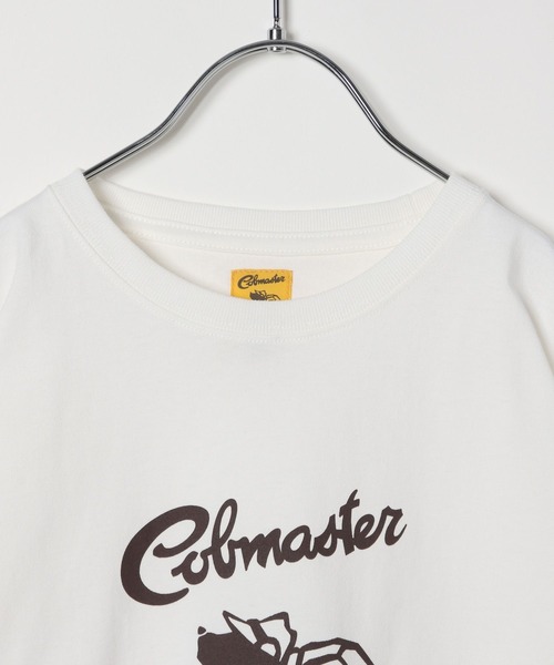 COBMASTER(コブマスター)の「【COBMASTER(コブマスター)】プリントTシャツ(KIDS)(Tシャツ/カットソー・キッズ・カーキ/ホワイト/ネイビー・150cm/130cm/140cm/120cm)」の4枚目の写真