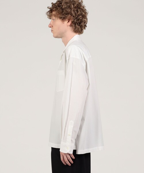 EDITION（エディション）の「オーガニックタイプライター レギュラーシャツ（シャツ/ブラウス・メンズ・ブルー/ブラック/ホワイト・M/S）」の6枚目の写真