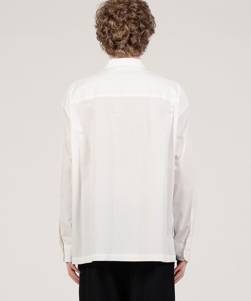 EDITION（エディション）の「オーガニックタイプライター レギュラーシャツ（シャツ/ブラウス・メンズ・ブルー/ブラック/ホワイト・M/S）」の7枚目の写真