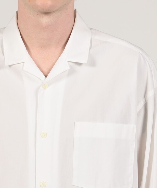 EDITION（エディション）の「オーガニックタイプライター レギュラーシャツ（シャツ/ブラウス・メンズ・ブルー/ブラック/ホワイト・M/S）」の8枚目の写真