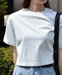 spiritoso（スピリトーゾ）の「【spiritoso】コットン無地ベーシック半袖ショート丈Tシャツ（Tシャツ/カットソー）」