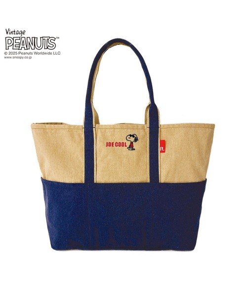 Vintage PEANUTS(ビンテージピーナッツ)の「ルートート / IP.グランデ.PEANUTS-0D(トートバッグ・レディース・ピンク系その他/ベージュ系その他/ブルー系その他・FREE)」の4枚目の写真