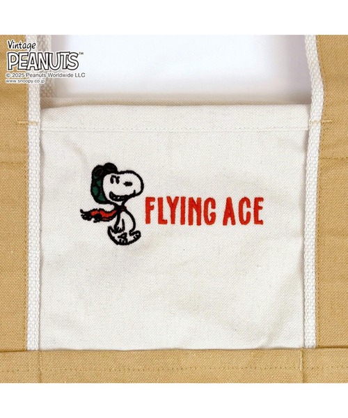 Vintage PEANUTS(ビンテージピーナッツ)の「ルートート / IP.グランデ.PEANUTS-0D(トートバッグ・レディース・ピンク系その他/ベージュ系その他/ブルー系その他・FREE)」の8枚目の写真