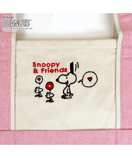 Vintage PEANUTS(ビンテージピーナッツ)の「ルートート / IP.グランデ.PEANUTS-0D(トートバッグ・レディース・ピンク系その他/ベージュ系その他/ブルー系その他・FREE)」の22枚目の写真