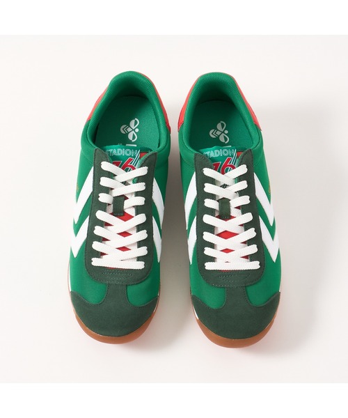 hummel(ヒュンメル)の「hummel/ヒュンメル STADION NYLON/スタディオン ナイロン(スニーカー・レディース・グレー/ブルー/グリーン・23cm/23.5cm/24cm/24.5cm/25cm/25.5cm/26cm/26.5cm/27cm/28cm/22.5cm)」の19枚目の写真