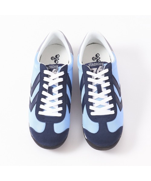 hummel(ヒュンメル)の「hummel/ヒュンメル STADION NYLON/スタディオン ナイロン(スニーカー・レディース・グレー/ブルー/グリーン・23cm/23.5cm/24cm/24.5cm/25cm/25.5cm/26cm/26.5cm/27cm/28cm/22.5cm)」の9枚目の写真