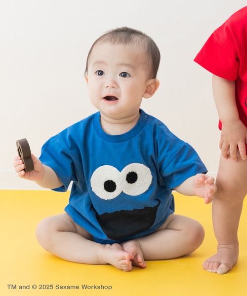m*u様 semon 半袖ロンパース　80 セサミストリート〉半袖ロンパース（ロンパース）｜SESAME STREET
