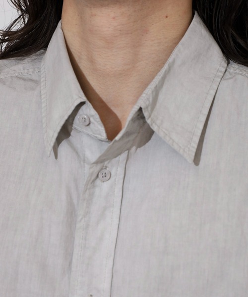 many men many mind（メニーメンメニーマインド）の「MANYMENMANYMINDS セットアップ ピグメント マルチポケット 半袖シャツ＆ショートパンツ（セットアップ・メンズ・ブルー/チャコール/サンドベージュ・L/M）」の7枚目の写真