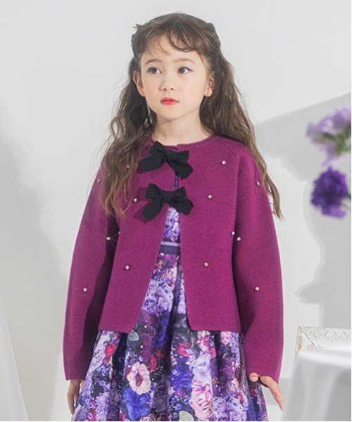 ANNA SUI　MINI　ラベンダー色セットアップとブラウス３点セット ANNA SUI MINI ラベンダー色セットアップとブラウス3点セット