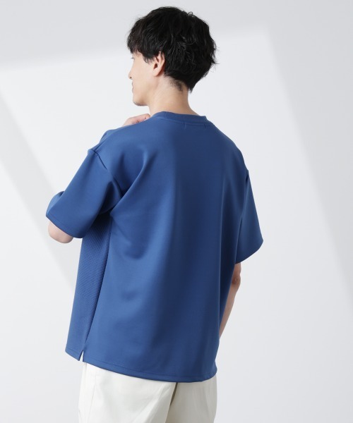 NANO universe（ナノユニバース）の「オリジナルフクレジャガードTシャツ（Tシャツ/カットソー・メンズ・ホワイト/ライトグレー/ブルー/スミクロ・S/M/L）」の16枚目の写真