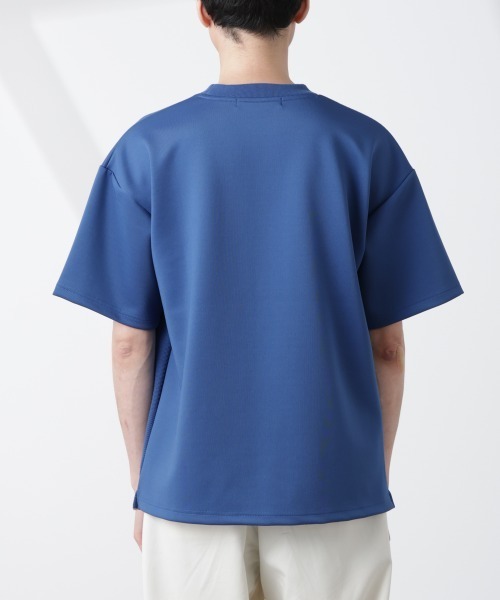 NANO universe（ナノユニバース）の「オリジナルフクレジャガードTシャツ（Tシャツ/カットソー・メンズ・ホワイト/ライトグレー/ブルー/スミクロ・S/M/L）」の10枚目の写真